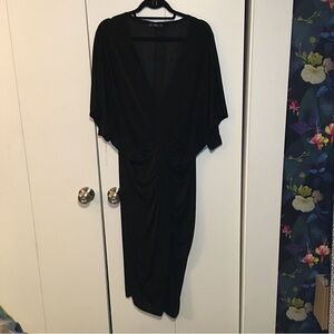 Shein Light Weight V-Nexk After 5 Dress Black Size 3x Preowned